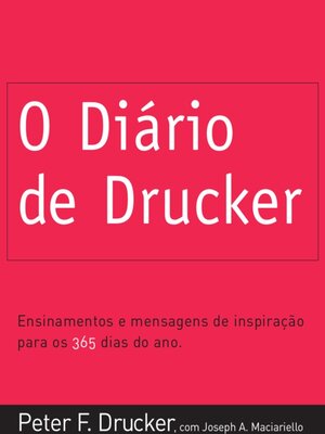 cover image of O Diário de Drucker